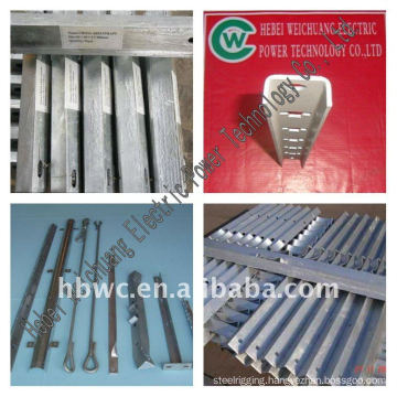 overhead line hardware,steel crossarm